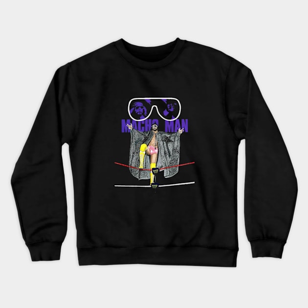 Macho Man Rendy Savage Crewneck Sweatshirt by Geometc Style